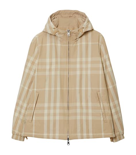 burberry check jacke|burberry reversible check jacket.